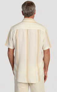True Grit Havana Linen Two-Pocket Shirt