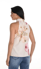 Load image into Gallery viewer, Frank Lyman Rose Applique Sleeveless Top
