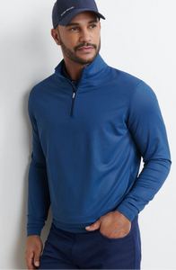 Peter Millar Perth Birdseye Performance 1/4 Zip
