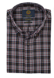 Viyella Black Plaid Sport Shirt