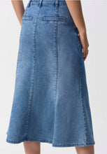 Load image into Gallery viewer, Joseph Ribkoff High-Waist Denim Trumpet Skirt
