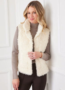 Karen Kane Faux Shearling Vest