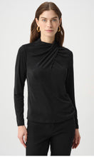 Load image into Gallery viewer, Joseph Ribkoff Twisted Mock Neck Top
