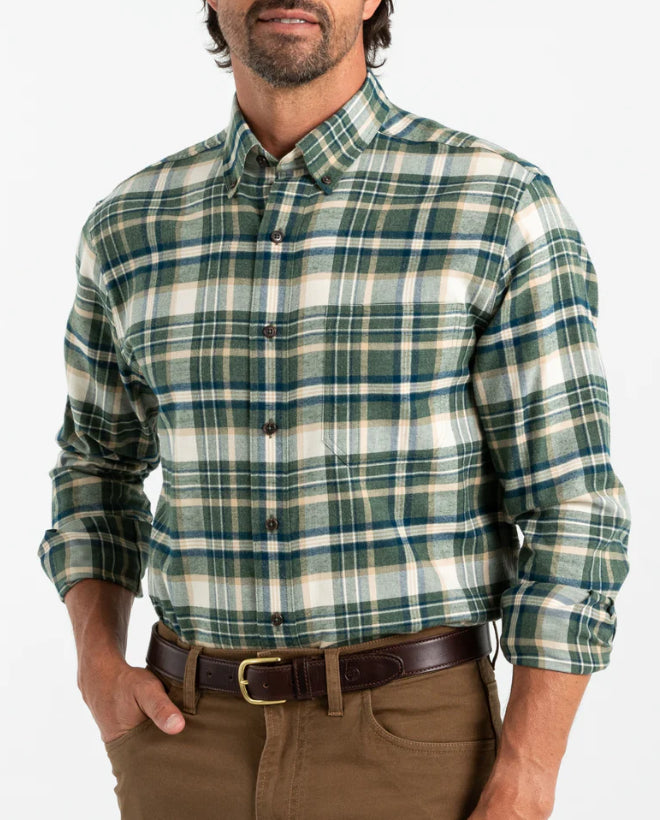 Duck Head Cotton Flannel Sport Shirt