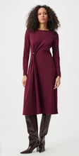 Load image into Gallery viewer, Joseph Ribkoff Scuba Crepe Draped Sheath Dress
