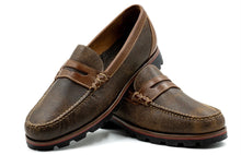 Load image into Gallery viewer, Martin Dingman Jackson Suede Penny
