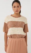 Load image into Gallery viewer, Esqualo Striped Sequins Sweater
