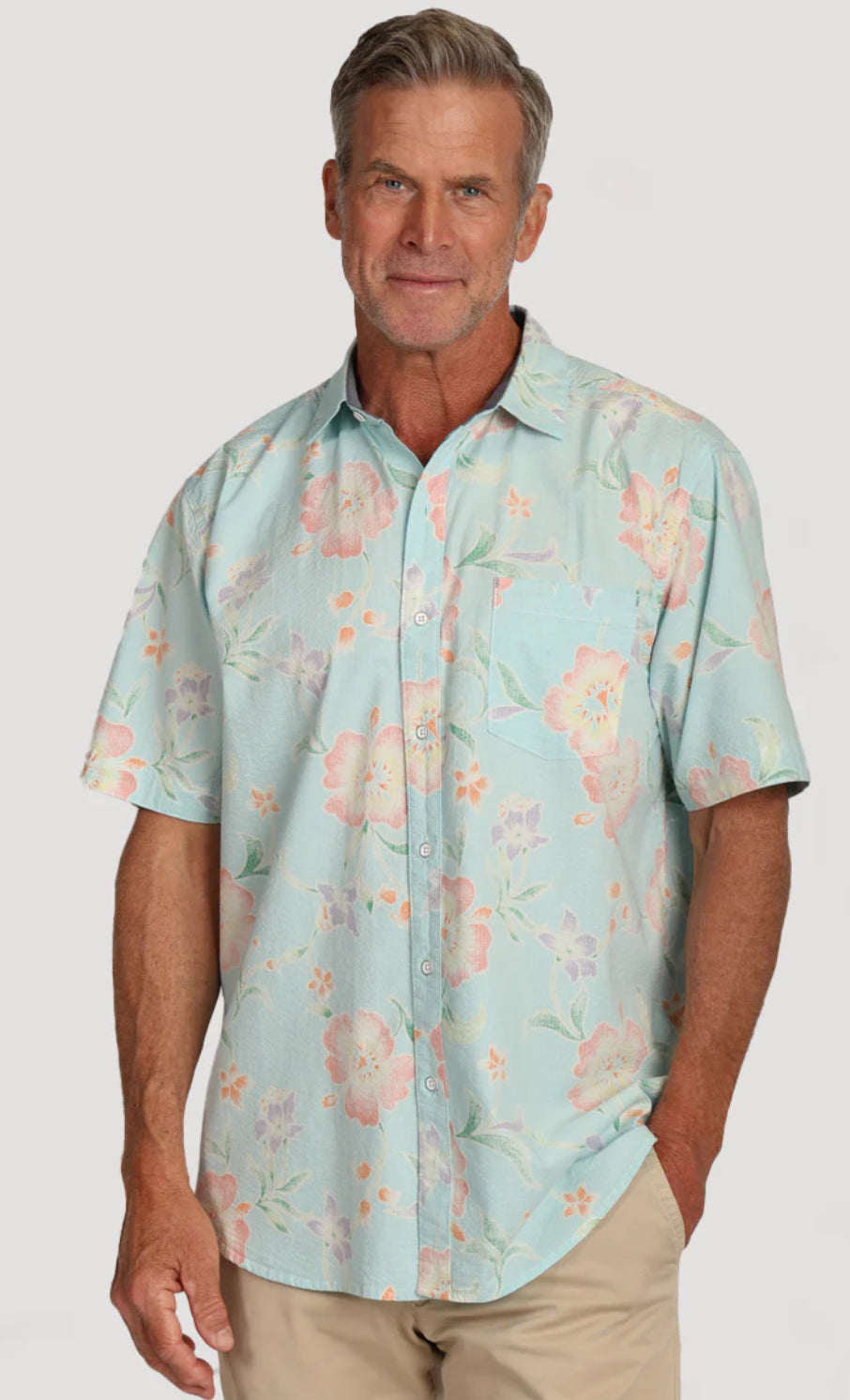 True Grit Bahama Short Sleeve Pocket Shirt