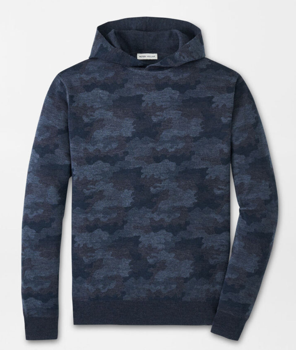 Peter Millar Reversible Camo Popover Hoodie