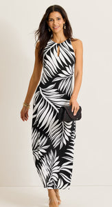 tommy bahama long dresses Women's Carmela Lush Zebra Maxi Dress - Black Stardust Gray Off Shoulder 52 from shoulder to _related_paige-dress-butter-multi Size:9 US