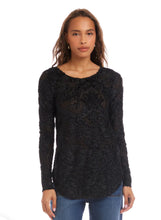 Load image into Gallery viewer, Karen Kane Velvet Jacquard Knit Top
