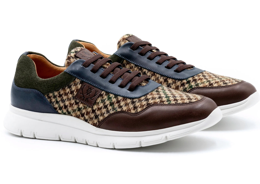 Martin Dingman Harris Tweed Sneakers