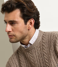 Load image into Gallery viewer, Peter Millar Crescent Cable Crewneck Sweater
