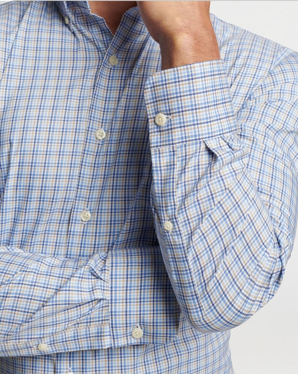 Peter Millar Cutler Cotton Stretch Shirt Graham's Style Store Dubuque