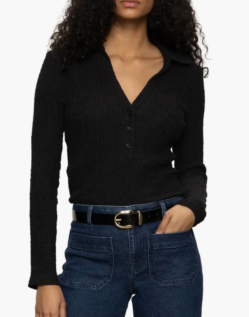 Sanctuary L/S Textured Top