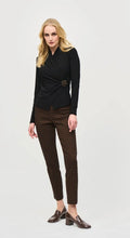 Load image into Gallery viewer, Joseph Ribkoff Jacquard Woven Slim Fit Pant
