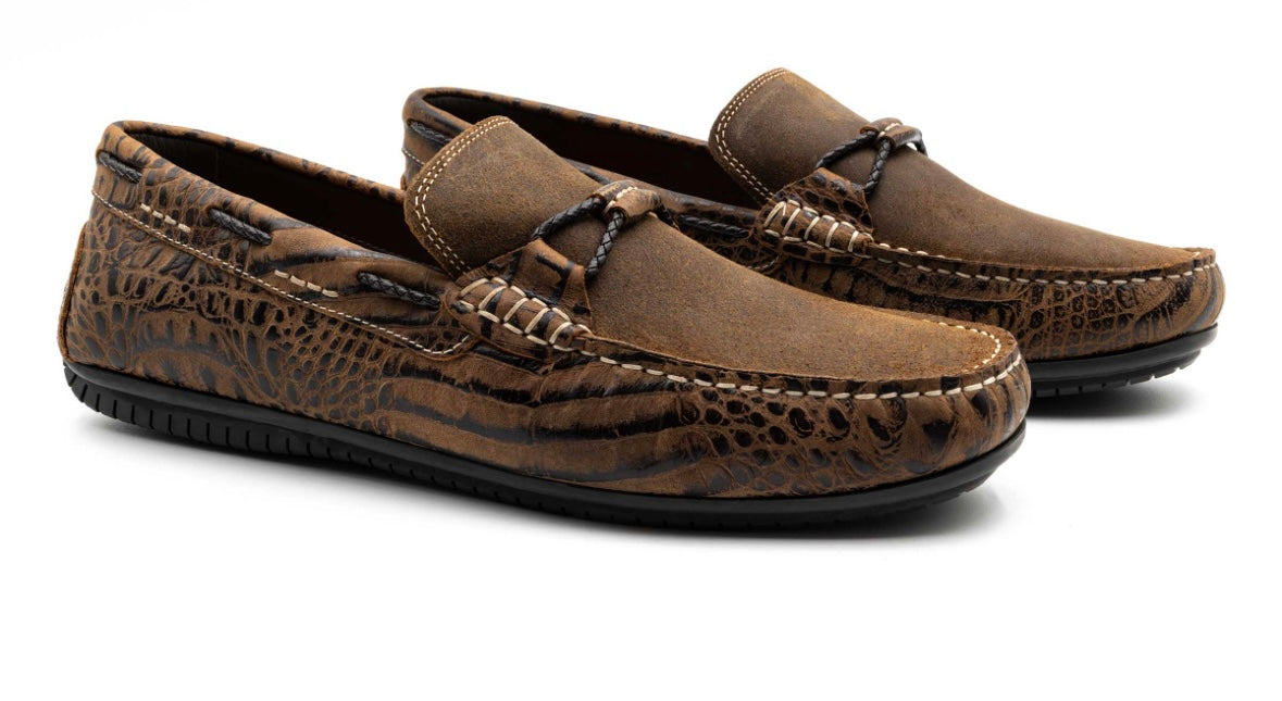 Martin Dingman Bermuda Braid Croc Grain – Graham display picture 1