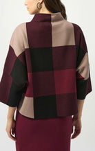 Load image into Gallery viewer, Joseph Ribkoff Plaid Jacquard Sweater
