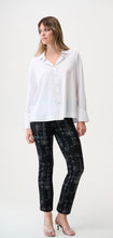 Load image into Gallery viewer, Joseph Ribkoff Stretch Poplin Button Blouse

