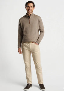 Peter Millar Autumn Crest Suede Trim 1/4 Zip