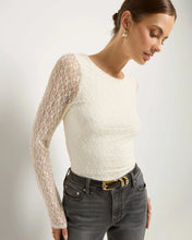 Load image into Gallery viewer, Esqualo Long Sleeve Lace Top

