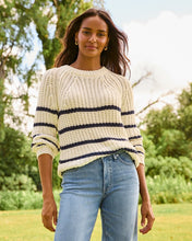 Load image into Gallery viewer, Tommy Bahama Zoe Cotton Stripe Crew
