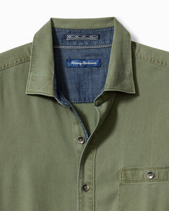 Tommy Bahama Ocean Wash Long Sleeve Twill Shirt