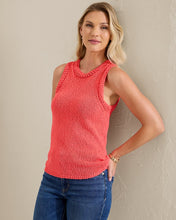 Load image into Gallery viewer, Tommy Bahama Crochet Edge Tank
