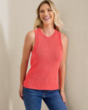 Load image into Gallery viewer, Tommy Bahama Crochet Edge Tank
