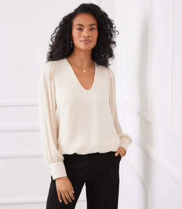 Karen Kane Puff Sleeve Top