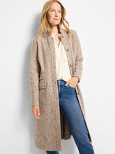 Load image into Gallery viewer, Nic+Zoe Sherpa Tweed Knit Topcoat
