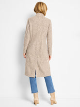 Load image into Gallery viewer, Nic+Zoe Sherpa Tweed Knit Topcoat
