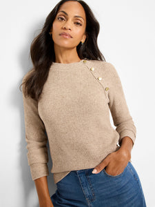 Nic+Zoe Soft Thermal Button Top