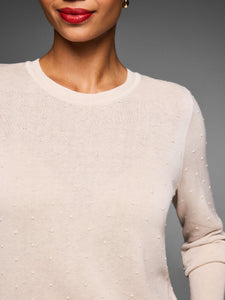 Nic+Zoe Silk Dotty Texture Sweater