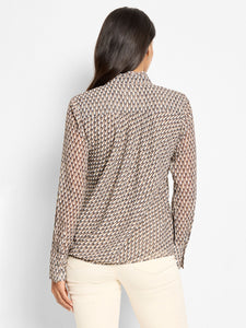 Nic+Zoe Abstract Dot Chiffon