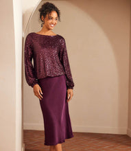 Load image into Gallery viewer, Karen Kane Sequin Boatneck
