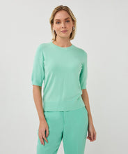 Load image into Gallery viewer, Esqualo Short Sleeve Knit Sweater
