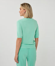 Load image into Gallery viewer, Esqualo Short Sleeve Knit Sweater
