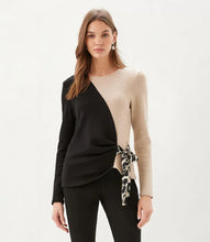 Load image into Gallery viewer, Karen Kane Color Block with Bow
