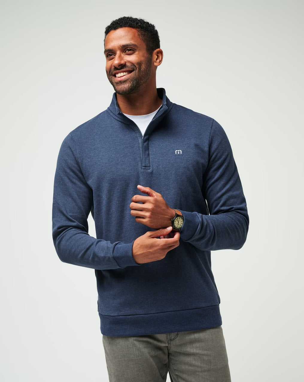 メンズウェア TRAVIS MATHEW 2XL Travis Mathew Cloud Quarter Zip 2.0 – Graham's Style Store Dubuque