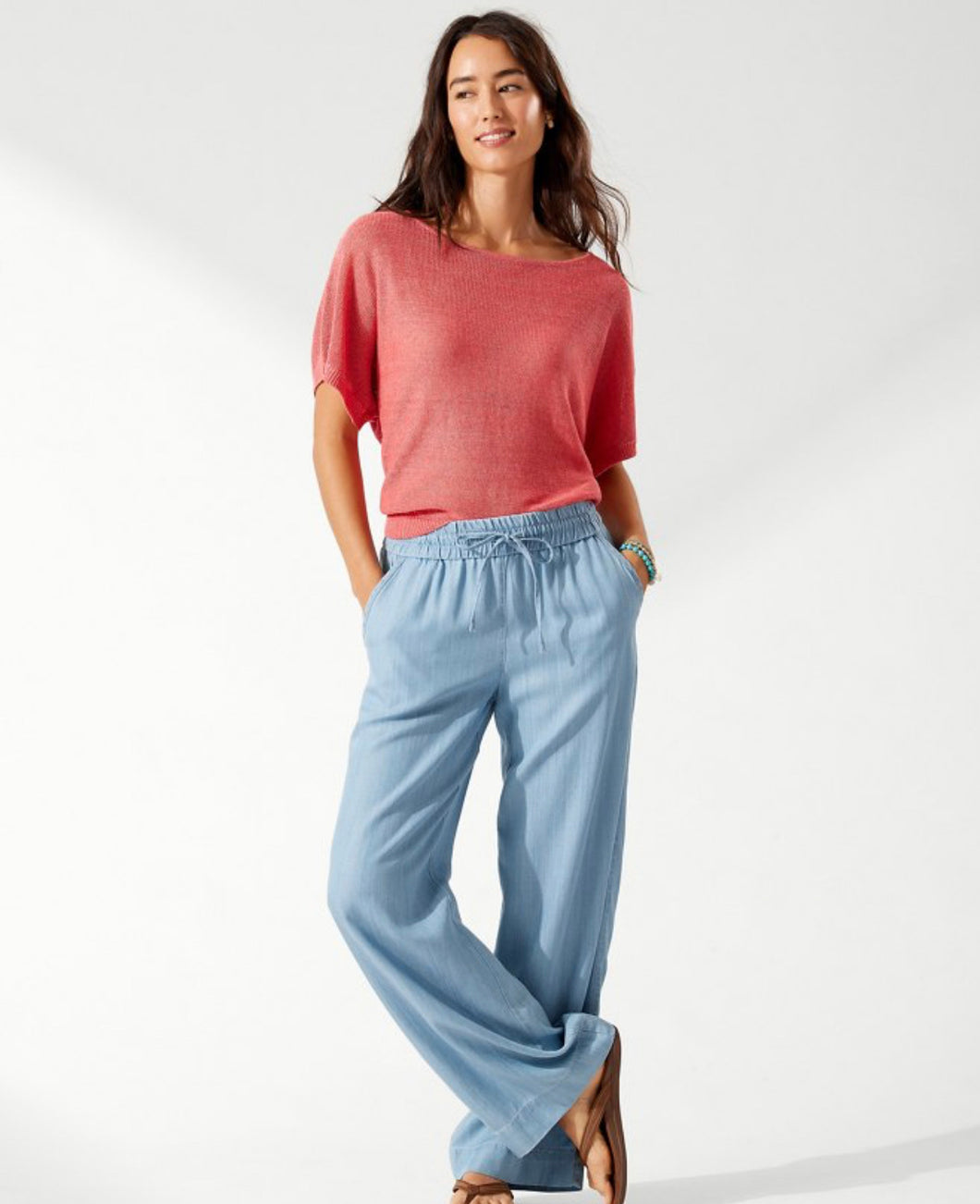 Tommy Bahama Chambray All Day HR Easy Pant