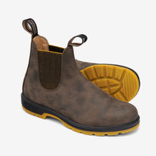 Load image into Gallery viewer, Blundstone Elastic Side Rustic Brown and Mustard

