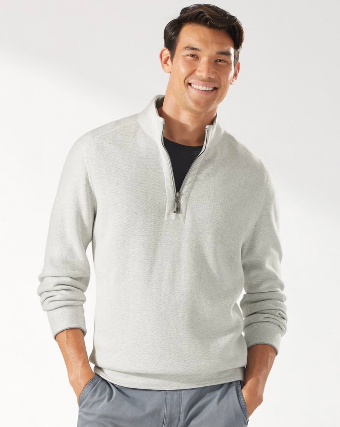 Tommy bahama mens half zip sweater Clearance