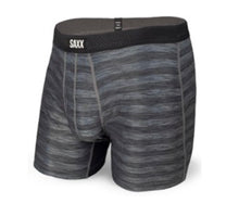 Load image into Gallery viewer, SAXX Hot Shot Boxer Brief Black Heather
