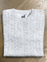 Load image into Gallery viewer, Raffi Cashmere Cable Crew Sweater
