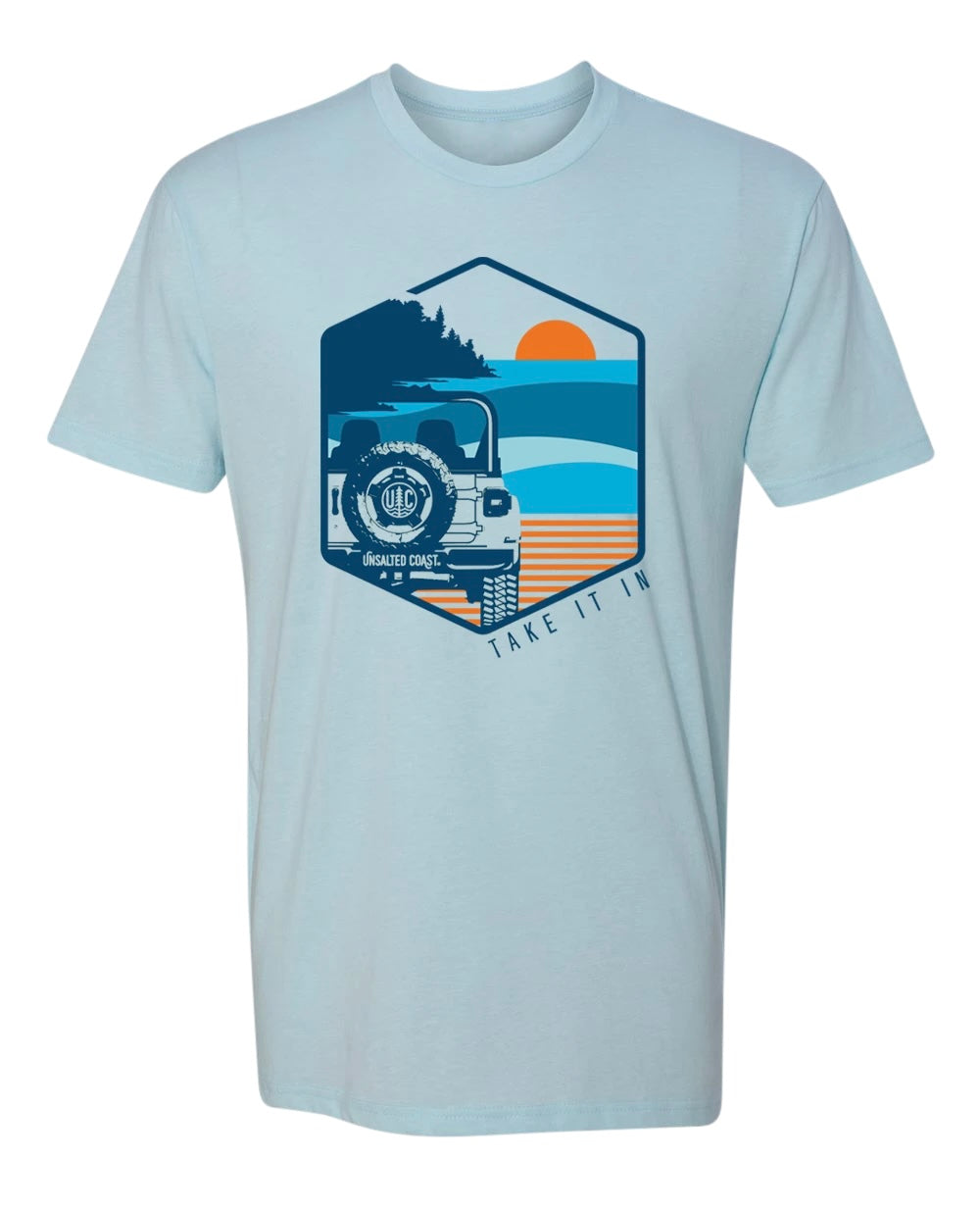 Unsalted Coast SS Jeep Tee