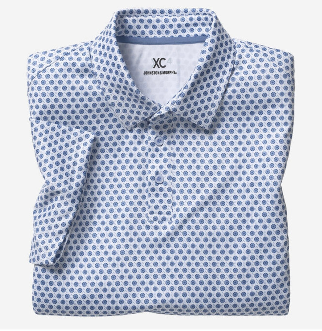 Johnston & Murphy Dotted Polo
