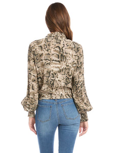 Karen Kane Tie Front Top