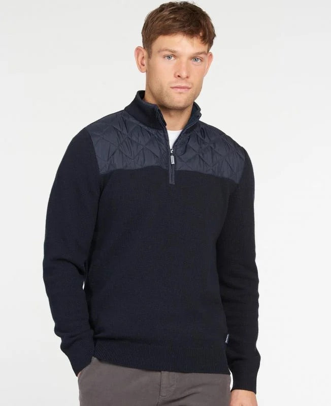 Barbour Diamond Quilt 1/2 Zip