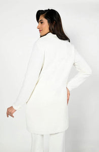 Frank Lyman Sherpa Long Jacket
